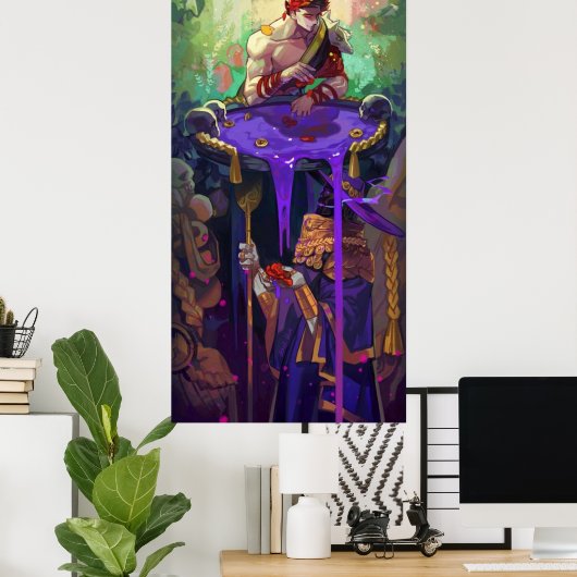 Hades Game Zagreus Poster (Thuiskantoor)