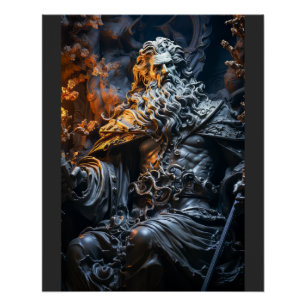 Hades God van de Onderwereld Perfect Poster