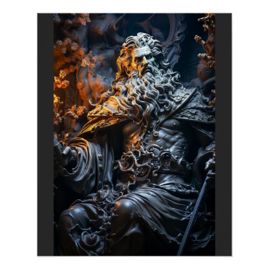 Hades God van de Onderwereld Perfect Poster (Voorkant)