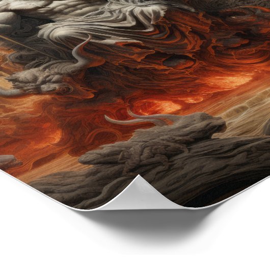 Hades - God van de onderwereld Poster (Hoek)