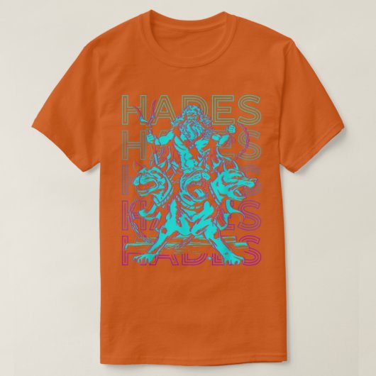 Hades Greek God Ancient Greek God Of The Underwolr T-shirt (Design voorkant)