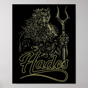 Hades Griekse God _ Hero Kostuum Training God van  Poster