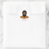 Hades - Griekse God Ronde Sticker (Tas)
