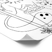 Hades kleurplaat afdrukken poster (Hoek)