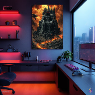 Hades, Koning van de Onderwereld - Donkere Vuur Go Poster