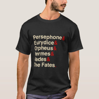 Hades Orpheus en Eurydice Musical Theater T-shirt