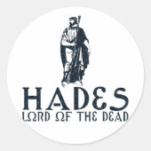 Hades Ronde Sticker (Voorkant)