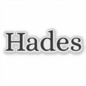 Hades Sticker (Voorkant)