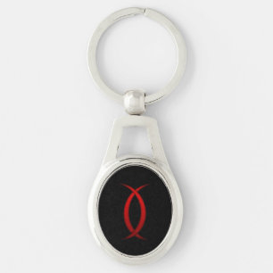 Hades Symbool Sleutelhanger – Dark Minimal Style
