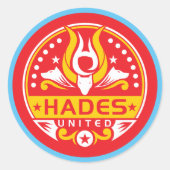 Hades United Logo Sticker (Voorkant)