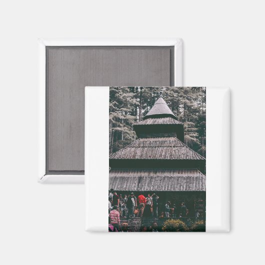 Hadimba tempel van Manali Magneet (Voorkant / Achterkant)
