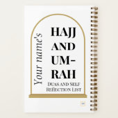 Hadj en Umrah Duas en Zelfreflectie Zakboek Notitieboek (Achterkant)