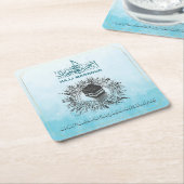 Hadj Mabrour, Heilige Ka'aba in Mekka, Saudi-Arabi Kartonnen Onderzetters (Schuin)