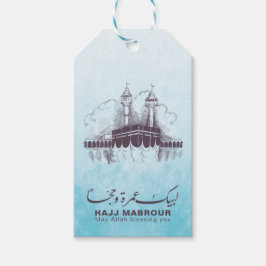 Hadj Mabrour, Umrah Mubarak in Mekka Saudi-Arabië Cadeaulabel