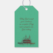 Hadj Mubarak, Heilige Ka'aba in Mekka, Saudi-Arabi Cadeaulabel (Achterkant)