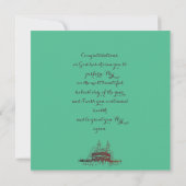 Hadj Mubarak, Heilige Ka'aba in Mekka, Saudi-Arabi Kaart (Achterkant)