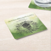 Hadj Mubarak, Heilige Ka'aba in Mekka, Saudi-Arabi Kartonnen Onderzetters (Schuin)