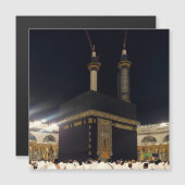 Hadj Pelgrims aan de Kaaba, Mekka Magnetische Kaar (Voorkant / Achterkant)