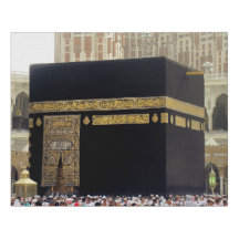 Hadj pelgrims aan de Ka'aba, Mekka, Saoedi-Arabië