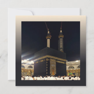 Hadj pelgrims in Fajr, Ka'aba, Mekka, Saoedi-Arabi