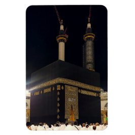 Hadj pelgrims in Fajr, Ka'aba, Mekka, Saoedi-Arabi Magneet