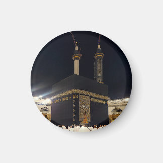 Hadj pelgrims in Fajr, Ka'aba, Mekka, Saoedi-Arabi Magneet