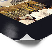 Hadj pelgrims in Fajr, Ka'aba, Mekka, Saoedi-Arabi Perfect Poster (Hoek)