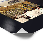 Hadj pelgrims in Fajr, Ka'aba, Mekka, Saoedi-Arabi Perfect Poster (Hoek)