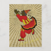 Hadji Firuz Solar Rays Eid e Noruz Briefkaart (Voorkant)