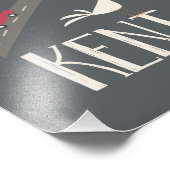 Hadlow, Kent, geïllustreerd Engels Village Map Foto Afdruk (Hoek)