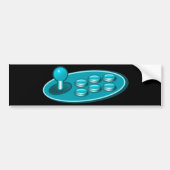 Hadouken Gamer Fightstick Bumpersticker (Voorkant)