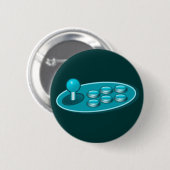 Hadouken Gamer Fightstick Ronde Button 5,7 Cm (Voorkant /achterkant)