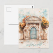 Hadrian's Gate Antalya Turkiye Reizen Briefkaart (Voorkant / Achterkant)