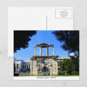 Hadrians gewas Athene Briefkaart (Voorkant / Achterkant)