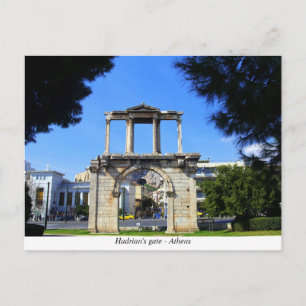 Hadrians gewas Athene Briefkaart
