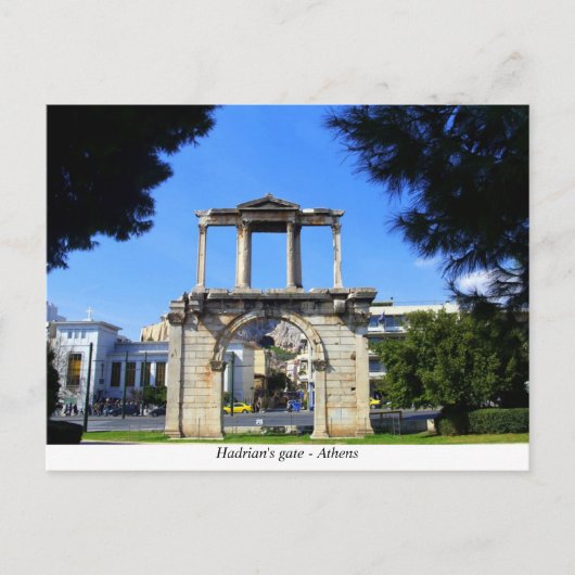 Hadrians gewas Athene Briefkaart (Voorkant)