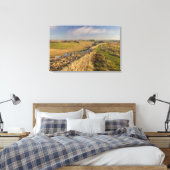 Hadrian's Wall Canvasprint op doek Canvas Afdruk (Insitu (Slaapkamer))