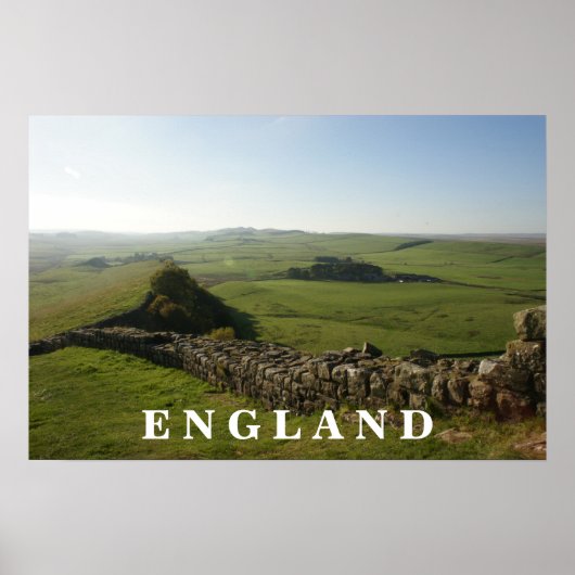 Hadrians Wall England Poster (Voorkant)