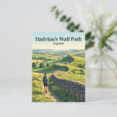 Hadrian's Wall Path Engeland Briefkaart (Staand voorkant)