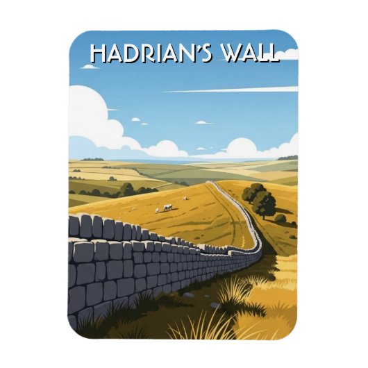 Hadrian's Wall Reis Magneet (Verticaal)