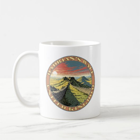 Hadrian's Wall Verenigd Koninkrijk Koffiemok (Links)