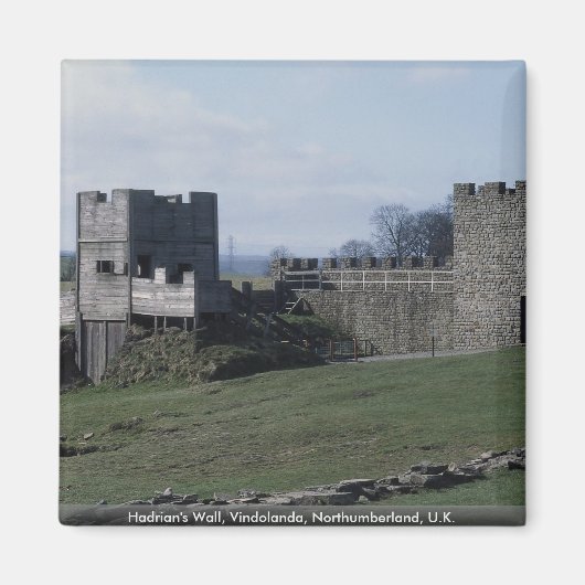 Hadrian's Wall, Vindolanda, Northumberland, Vereni Magneet (Voorkant)