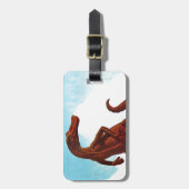 Hadrosaurus Dinosaur Bagagelabel (Voorkant verticaal)