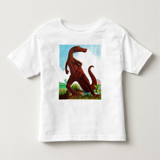 Hadrosaurus Dinosaur Kinder Shirts (Voorkant)
