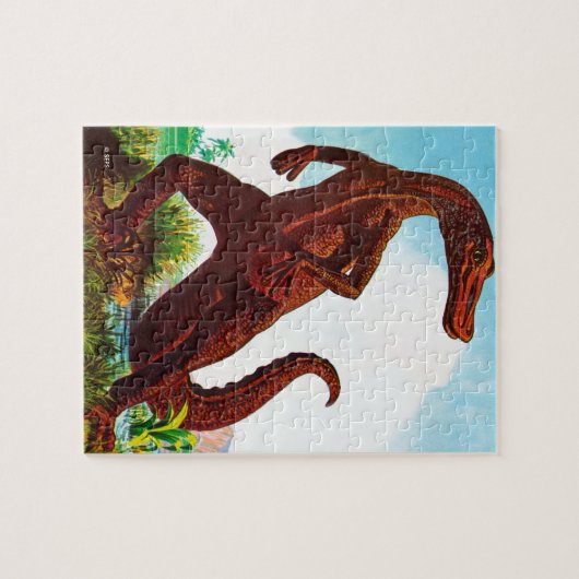 Hadrosaurus Dinosaur Legpuzzel (Horizontaal)