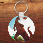 Hadrosaurus Dinosaur Sleutelhanger (Voorkant)