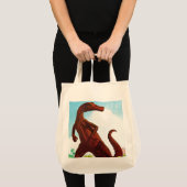 Hadrosaurus Dinosaur Tote Bag (Voorkant (product))