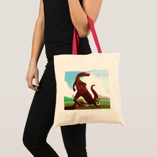 Hadrosaurus Dinosaur Tote Bag (Voorkant (product))