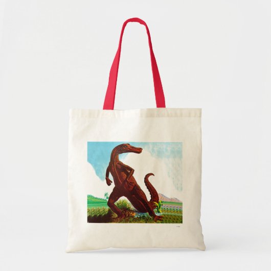 Hadrosaurus Dinosaur Tote Bag (Voorkant)