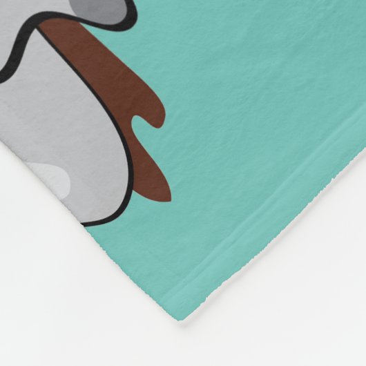 Hadrosaurus ontspannen in een jacuzzi. fleece deken (Hoek)